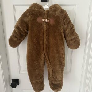 Wippette Brown Baby outdoor bodysuit